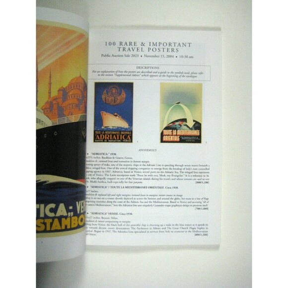 SWANN Catalog August 2004 Rare Important Travel Posters 2023 PPB World Fair - Picture 4 of 7
